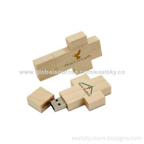 Promotional Cross Style USB Drive, Logos Imprint and Ad Data Preloading are Welcome